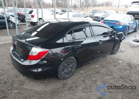 2012 Honda Civic Lx from USA, damaged, VIN 2HGFB2F58CH320820